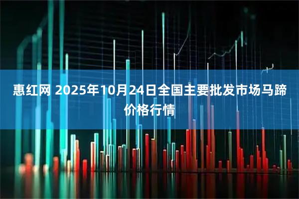 惠红网 2025年10月24日全国主要批发市场马蹄价格行情
